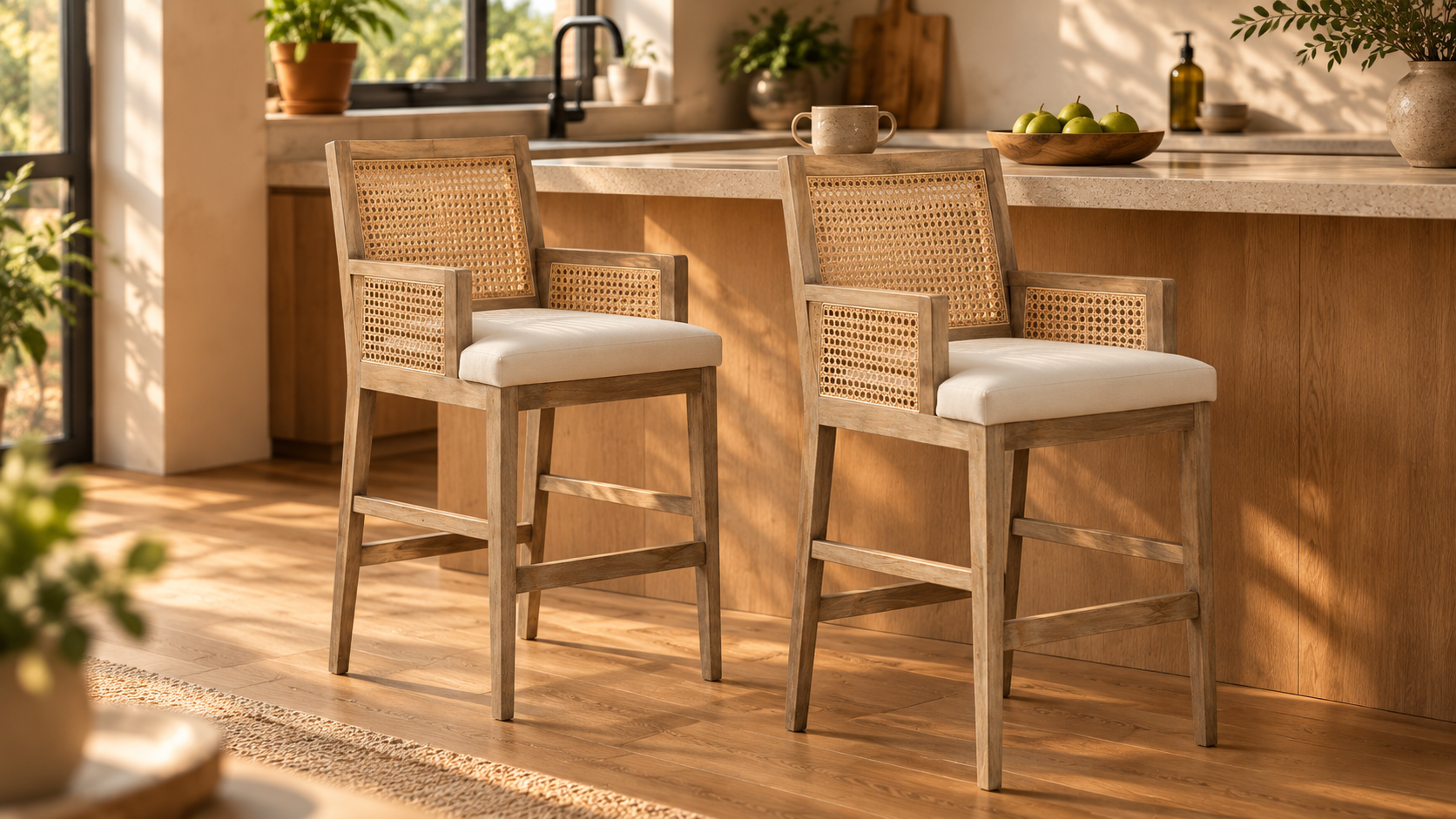 Leather Bar Stool