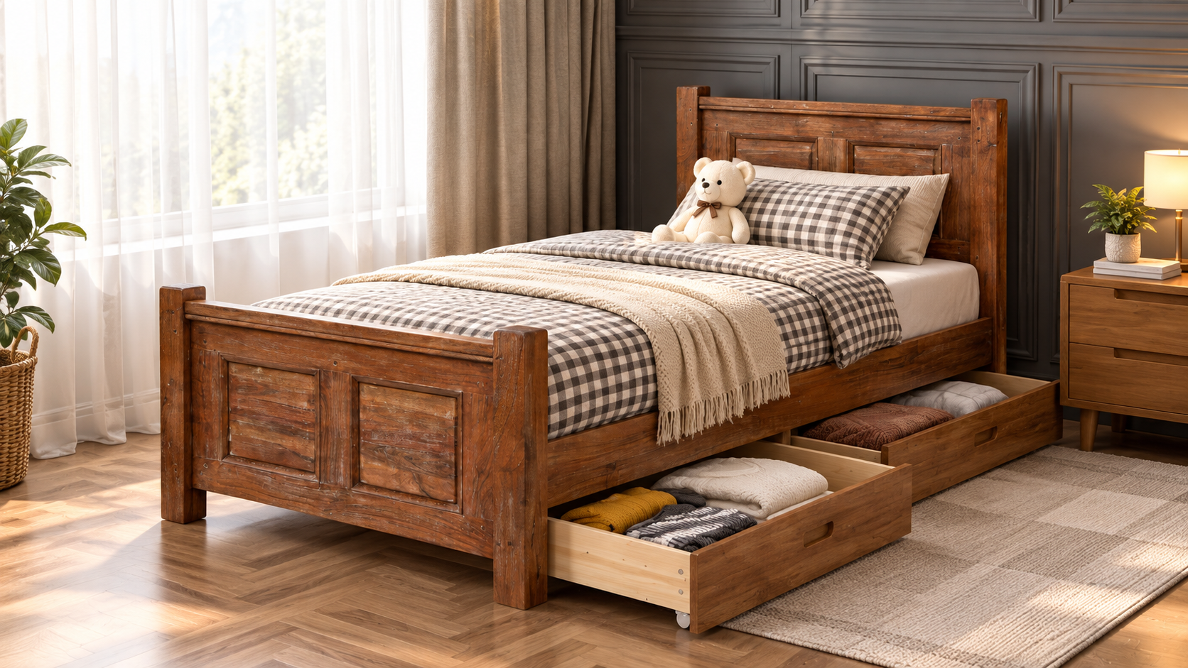 Classic Timber Bed