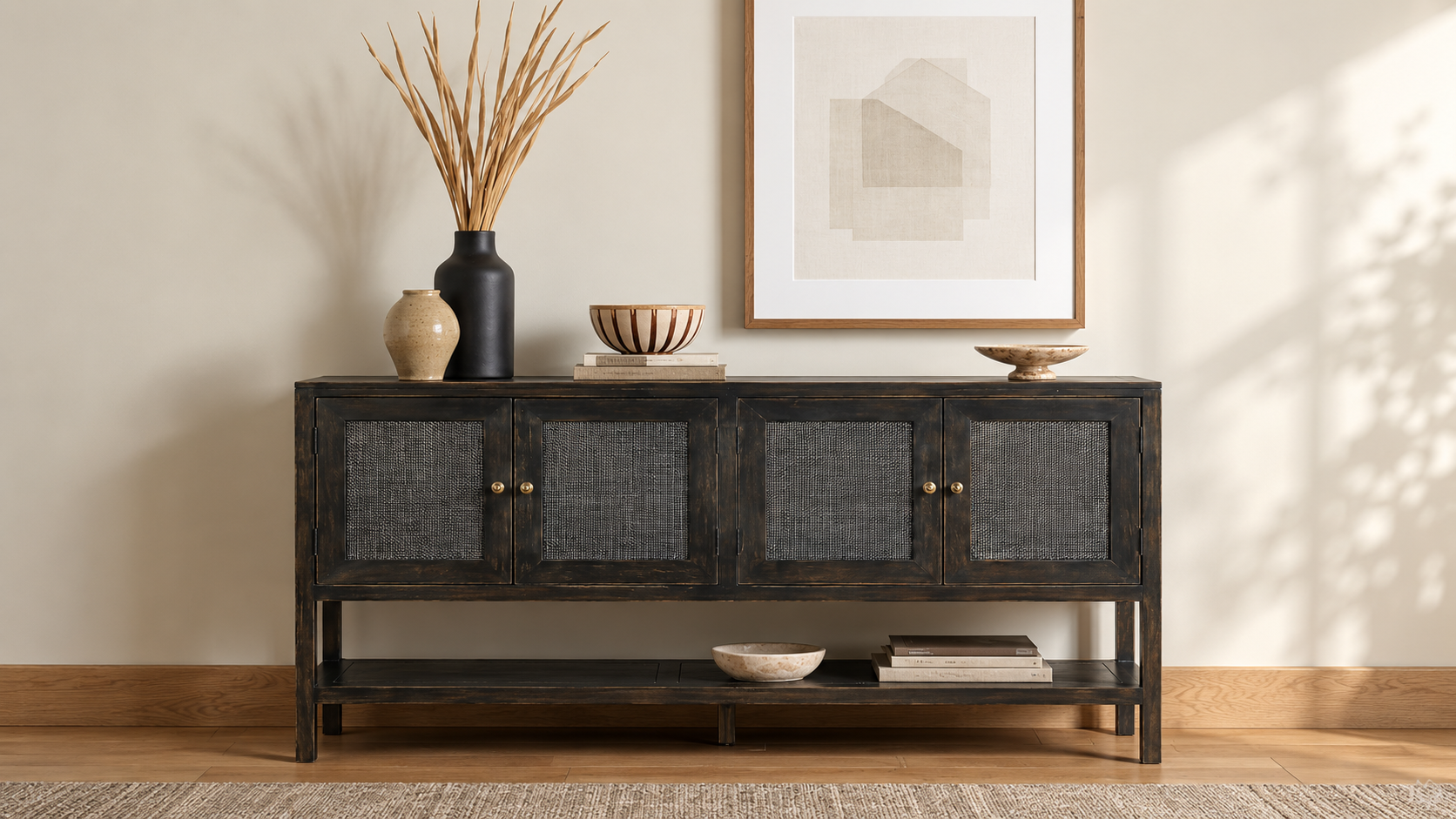 Stone Top Console