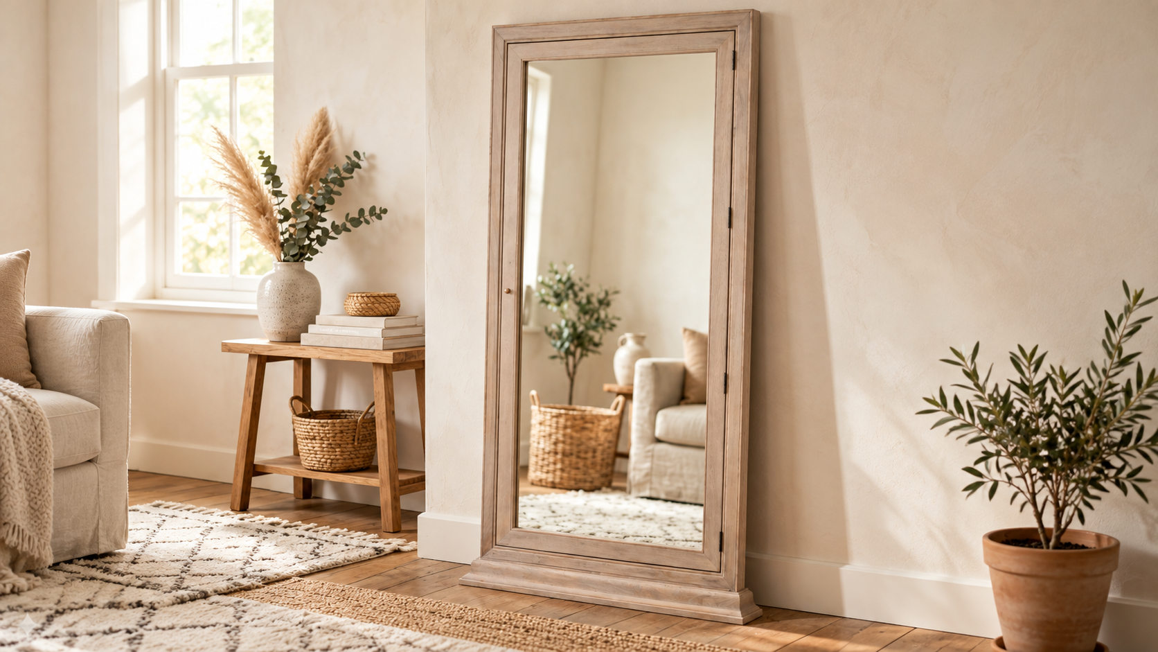 Oversized Floor Mirror