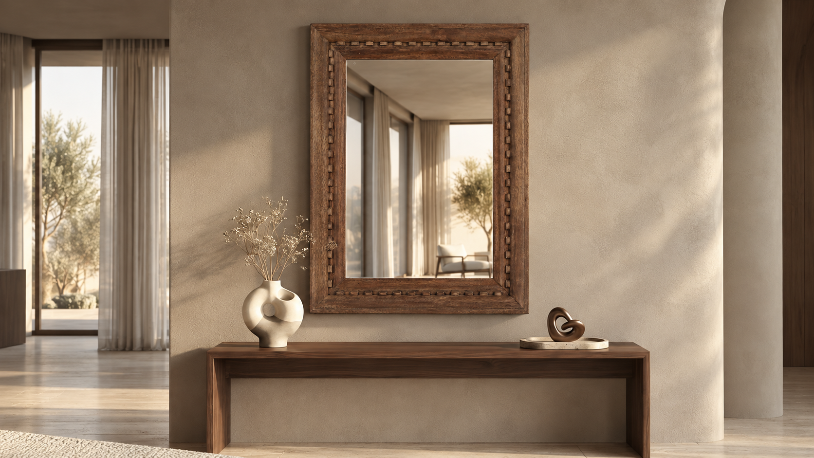 Three-Panel Folding Screen