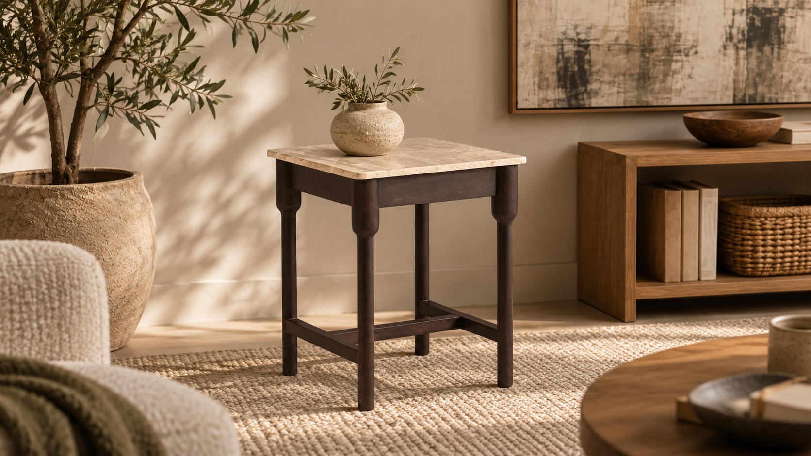 Square Pouffe