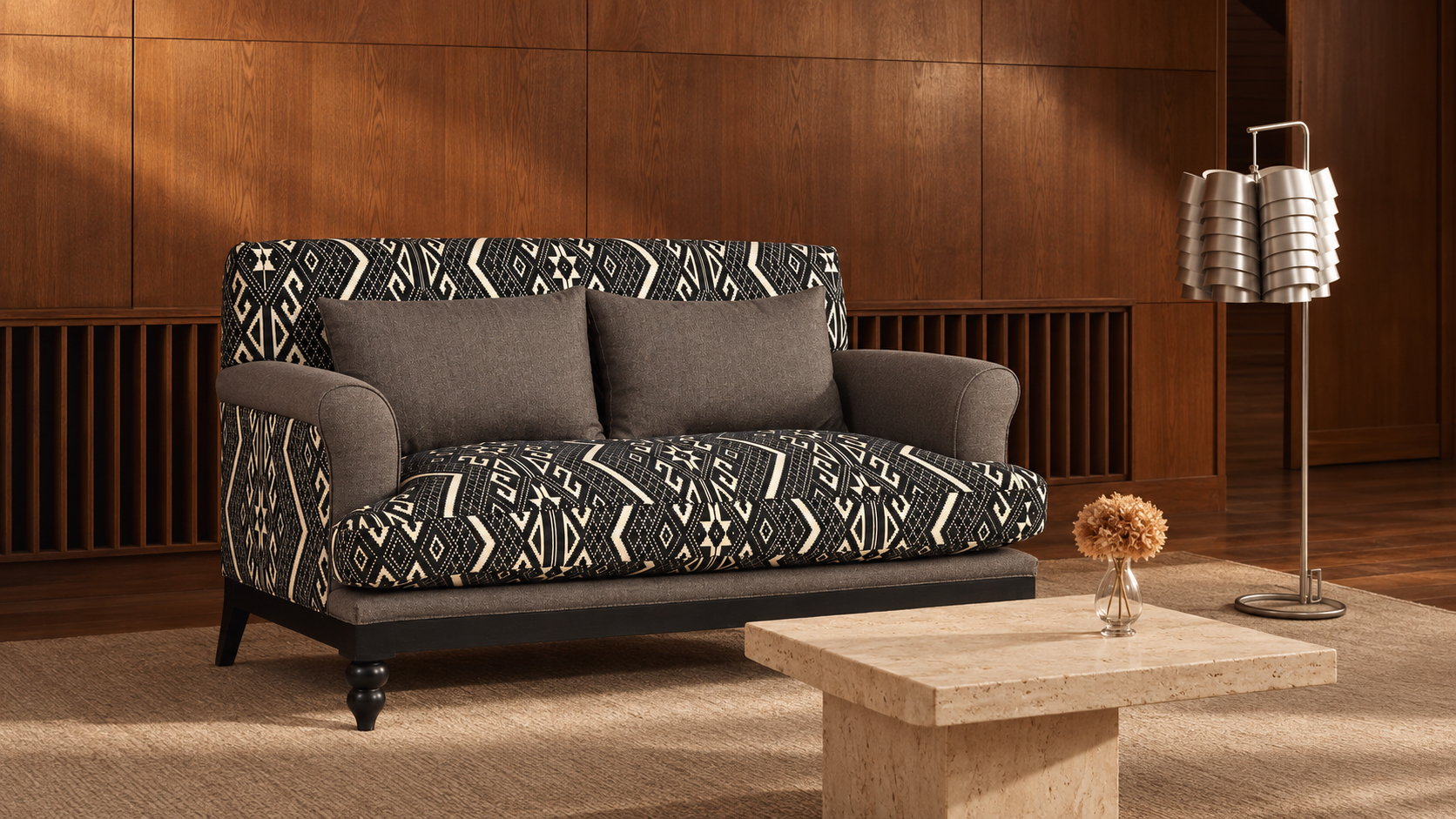 Patterned Sofa