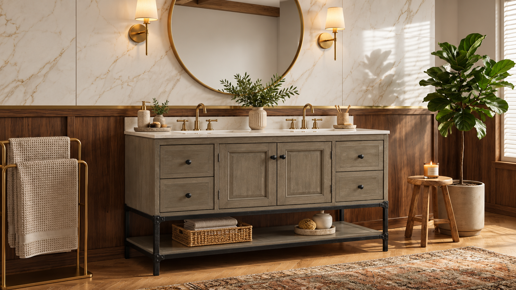 Powder Room Vanity